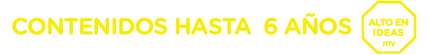CONTENIDOS HASTA 6 AÑOS