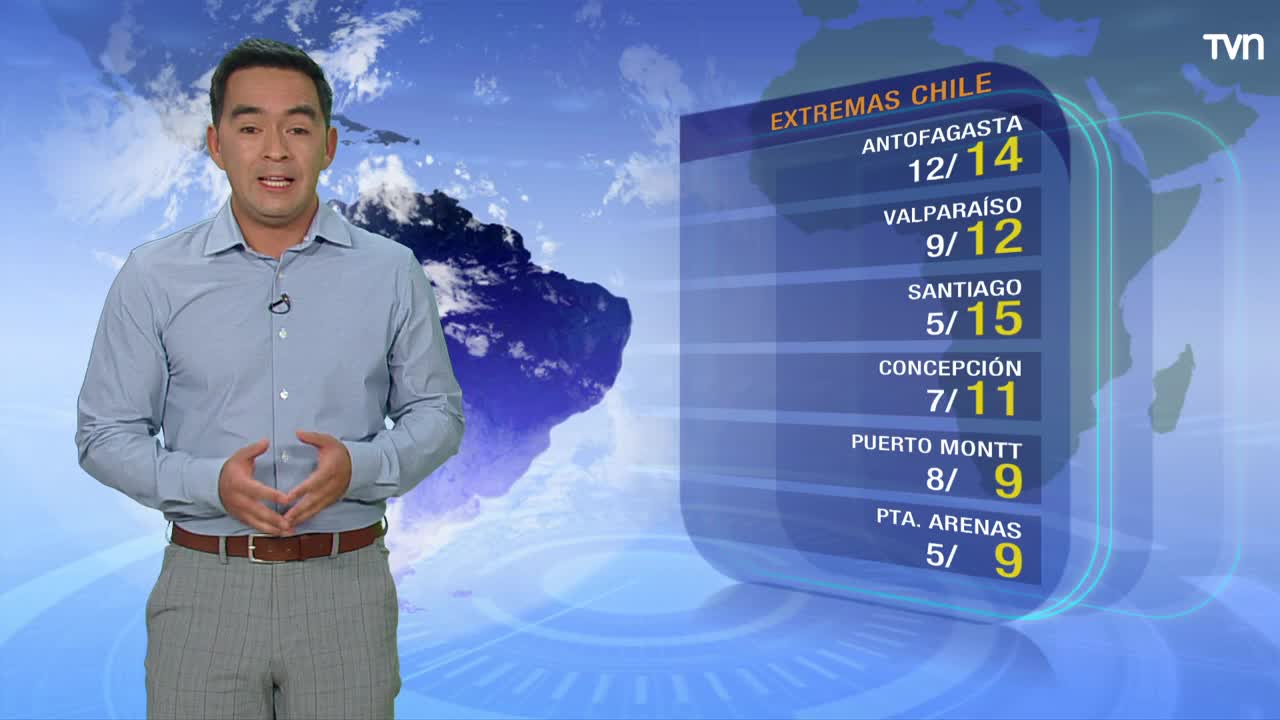 Precipitaciones desde el Maule hasta Los Lagos
