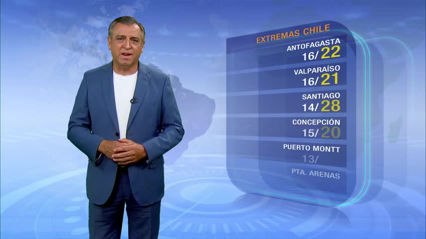 Nubes parciales y máximas bordeando los 30° predominarán este lunes
