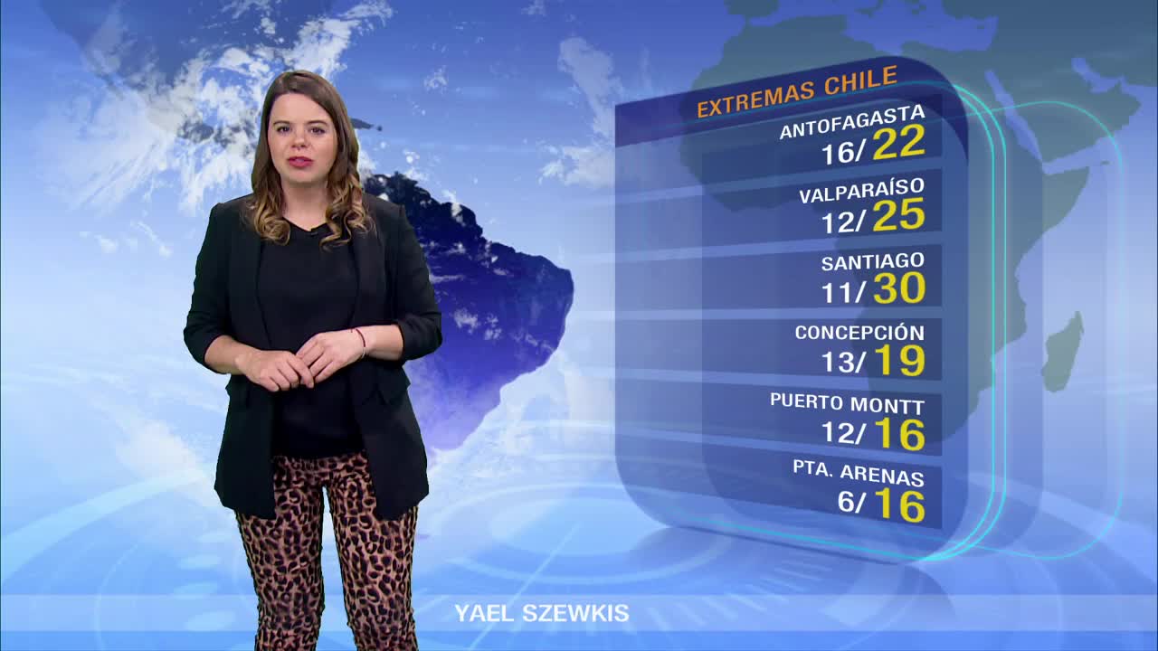 Calor en la zona central y lluvias del Biobío al sur para este domingo
