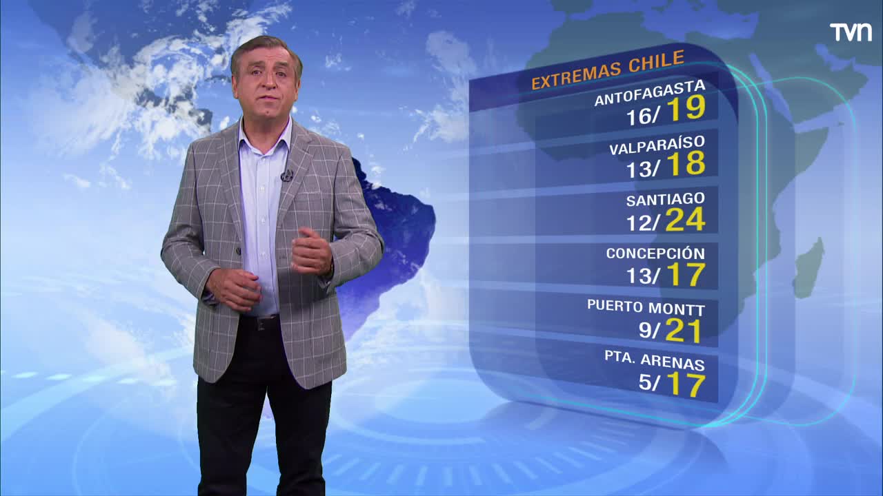 Agradables máximas en la zona centro
