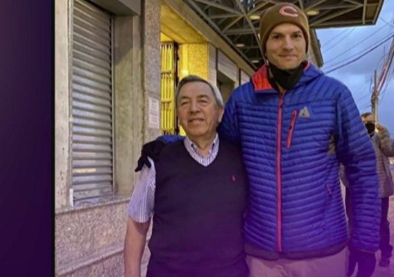 Revuelo en Punta Arenas por visita de Ashton Kutcher
