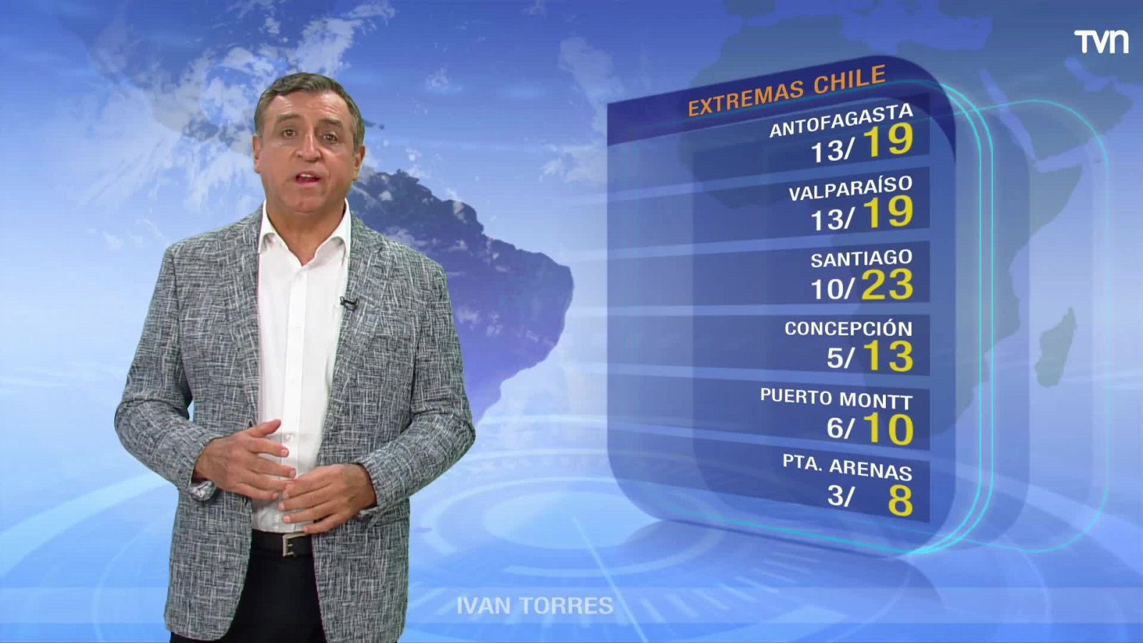 Se esperan precipitaciones desde Coquimbo hasta Magallanes
