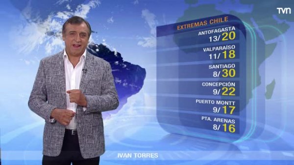 Bajarán las máximas desde Coquimbo al sur
