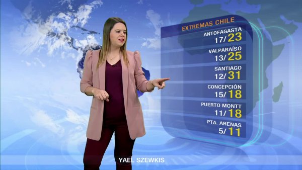 Seguirá el calor en la zona central y las lluvias en el sur durante el lunes
