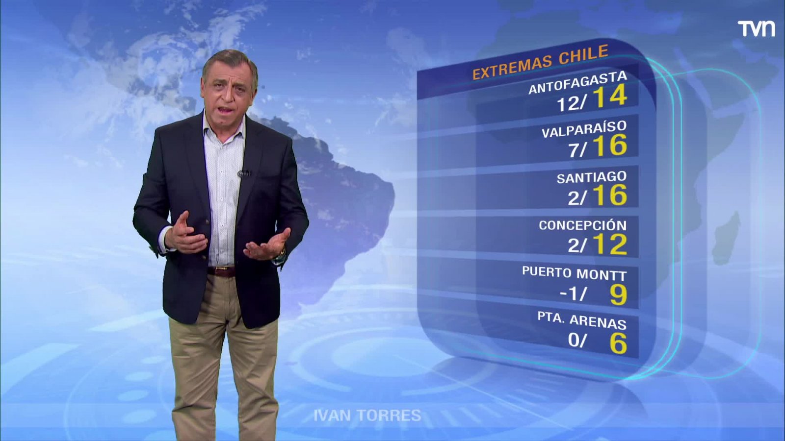 Precipitaciones desde el Maule hasta Magallanes
