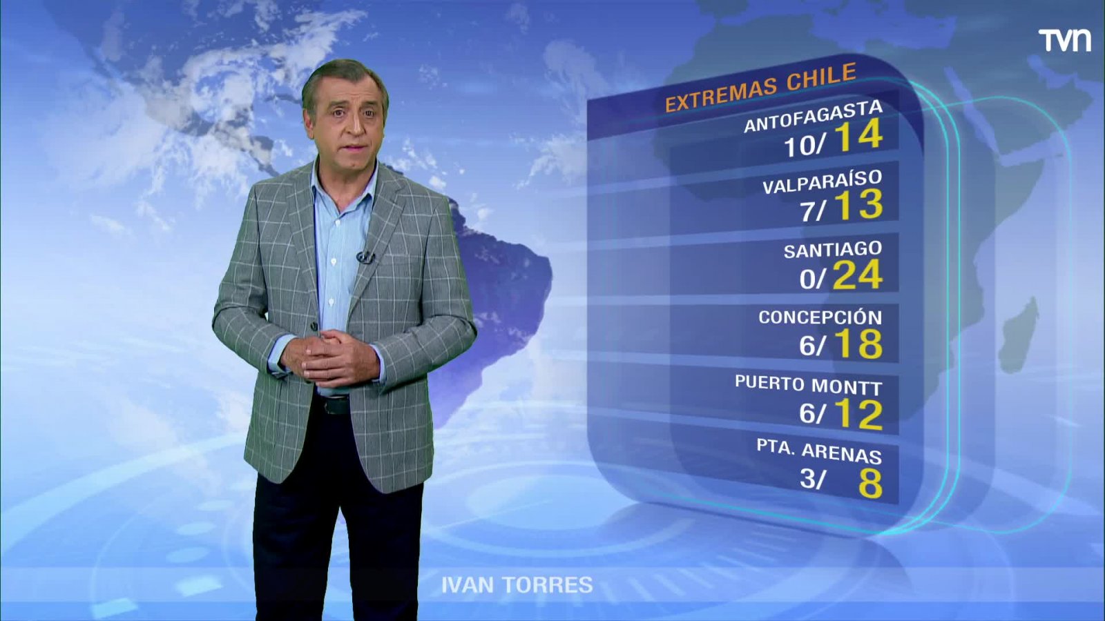 Precipitaciones desde La Araucanía hasta Magallanes
