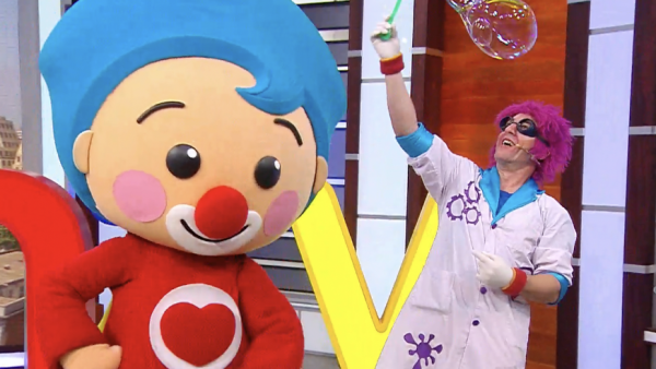 Hoy nos visita el Payaso Plim Plim, un héroe del corazón que llega a NTV
