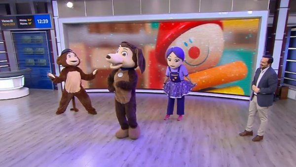 "El Perro Chocolo" celebra el día del niño y la niña en el "Buenos Días a Todos"
