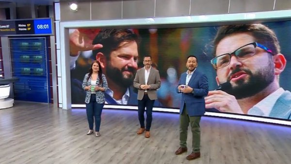 Presidente Gabriel Boric visita el "Buenos Días a Todos"
