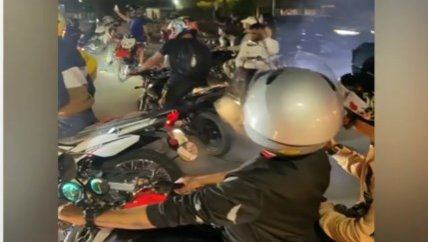 Carreras, drogas y armas en gran caravanas de motos en Halloween
