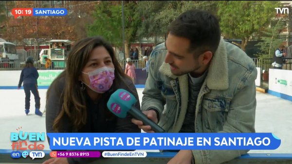 Nueva pista de patinaje en plena ciudad de Santiago
