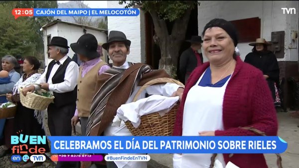 Celebramos el Día de los Patrimonios sobre rieles en el Cajón del Maipo
