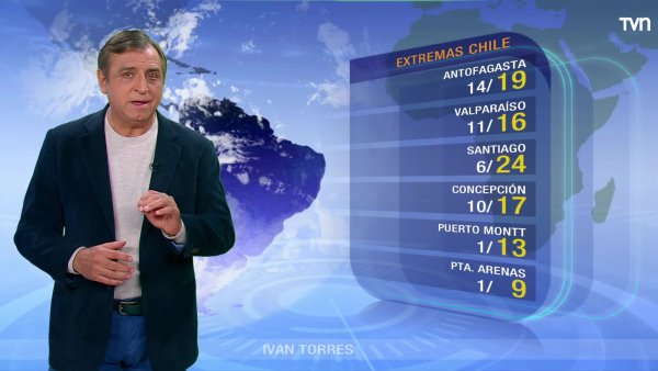Precipitaciones desde La Araucanía a Los Lagos
