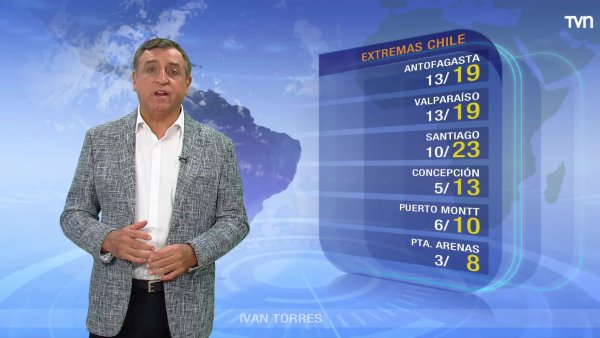 Se esperan precipitaciones desde Coquimbo hasta Magallanes
