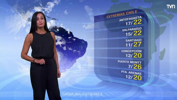 Se esperan precipitaciones en la zona centro y sur del país
