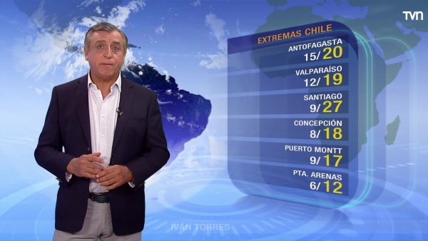 Suben las máximas desde Coquimbo al sur
