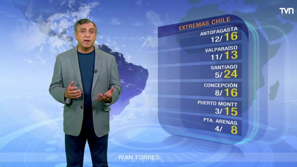 Precipitaciones desde Coquimbo hasta Aysén
