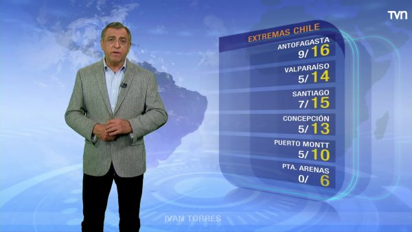 Se despeja parte del centro y se mantienen los chubascos desde Ñuble hasta Aysén
