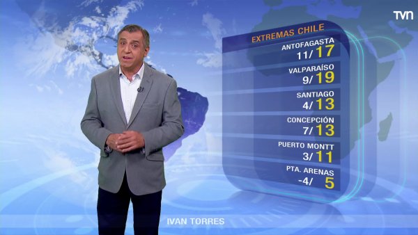 Precipitaciones desde Coquimbo hasta Aysén
