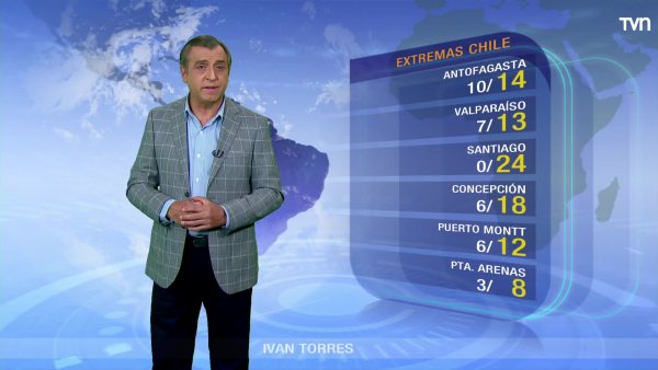 Precipitaciones desde La Araucanía hasta Magallanes
