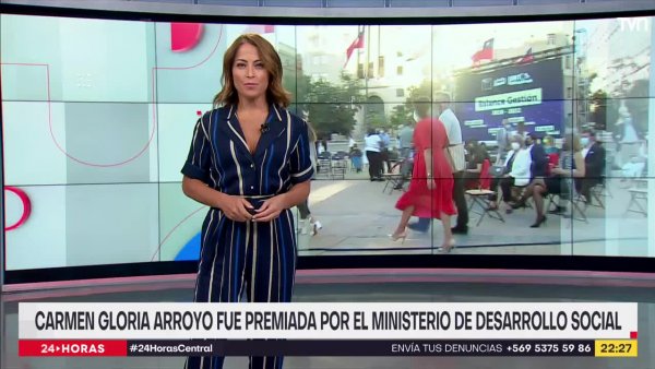 Carmen Gloria Arroyo fue premiada por el Ministerio de Desarrollo Social
