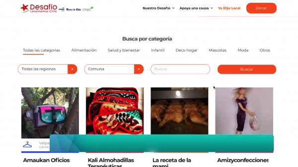 Desafío Levantemos Chile: Emprendedores
