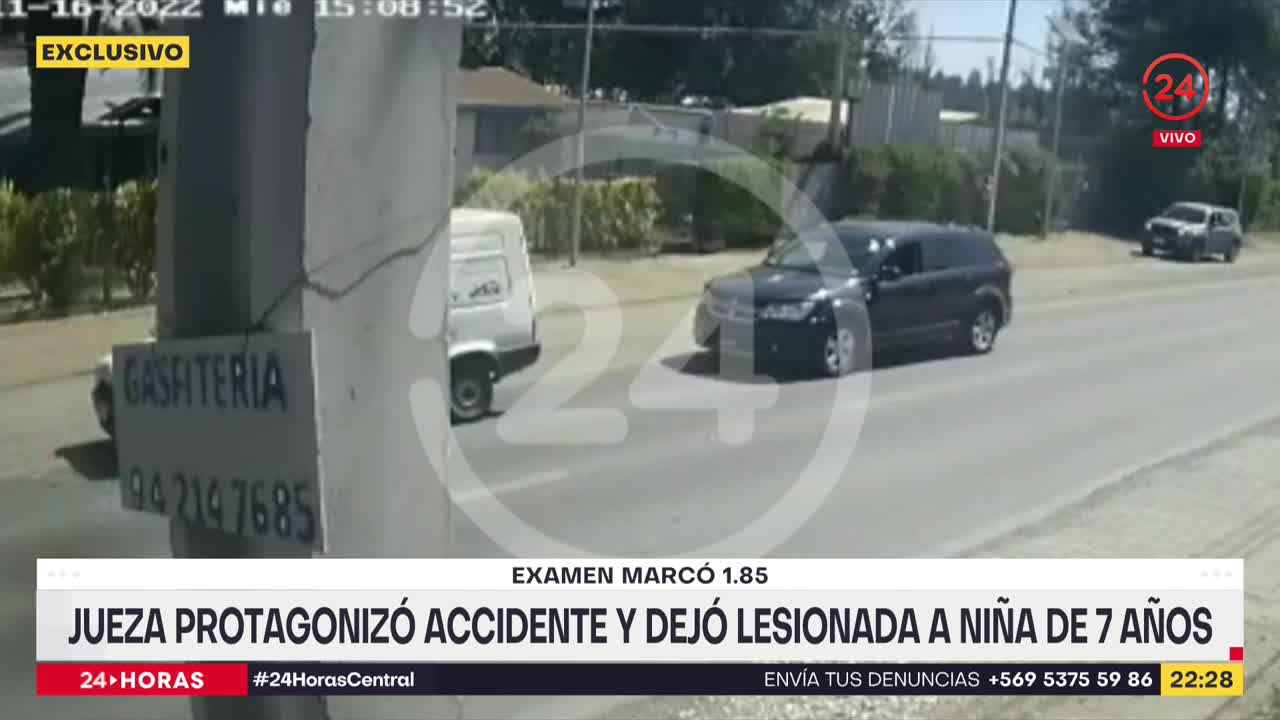 Jueza protagonizó accidente en Calera de Tango y dejó lesionada a niña de siete años
