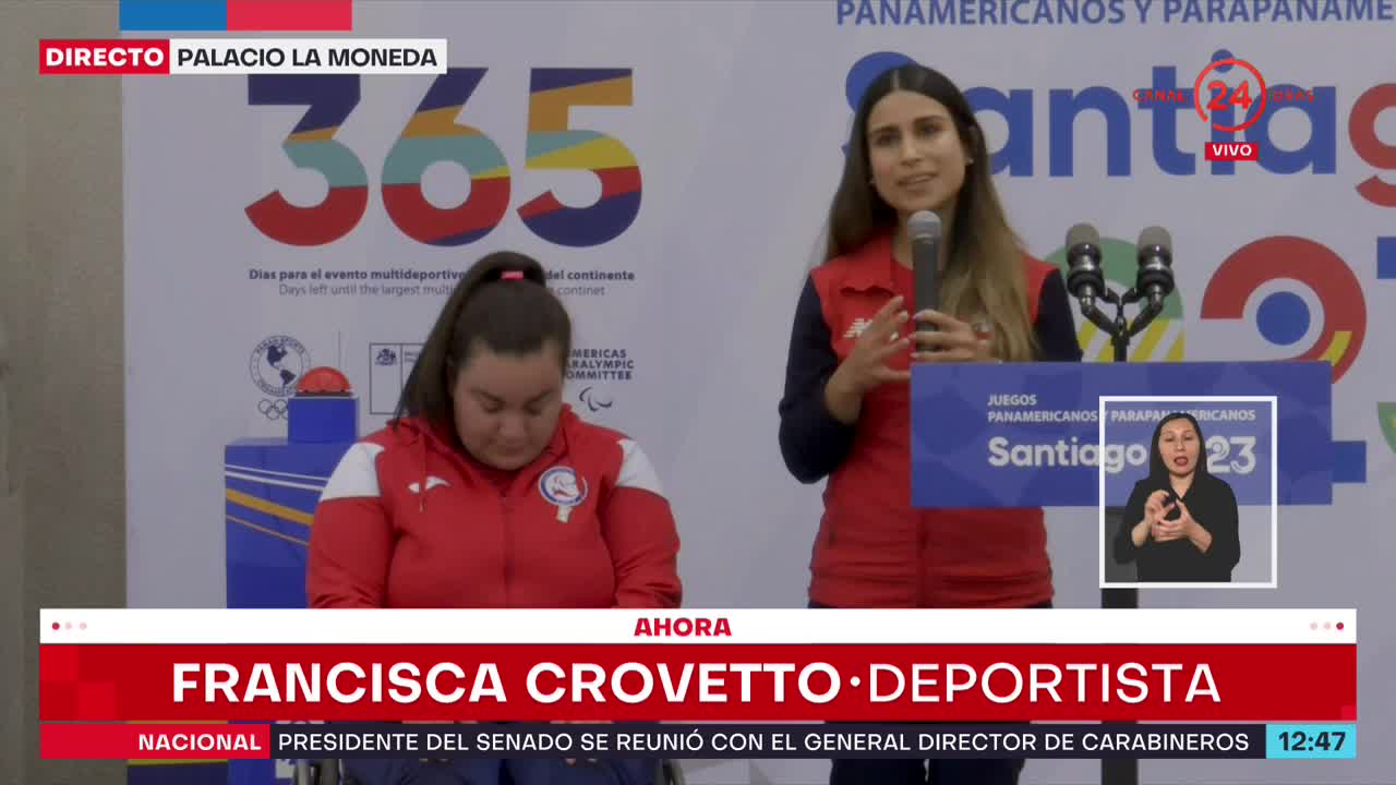 Francisca Crovetto: "Chile va a ser un país mucho más feliz después de estos Juegos Panamericanos"
