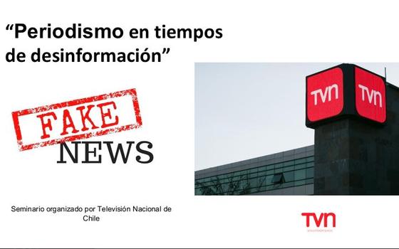 TVN organiza seminario "Periodismo en tiempos de desinformación"
