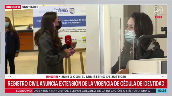 Registro Civil anuncia nueva extensión a carnet de identidad vencidos
