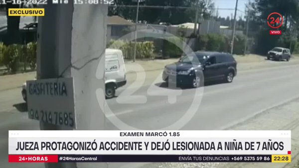 Jueza protagonizó accidente en Calera de Tango y dejó lesionada a niña de siete años
