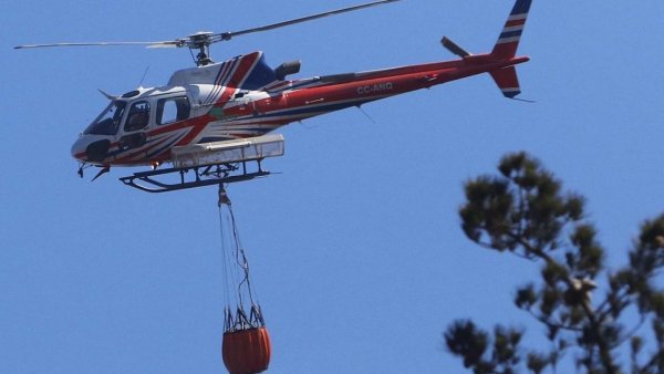 Alerta temprana preventiva por amenaza de incendios forestales en Santiago
