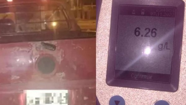 Sujeto supera récord mundial de alcoholemia: marcó 6,26 gramos de alcohol en sangre

