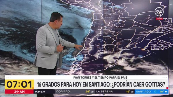 ¿Lloverá? La razón del frío este miércoles en toda la zona central
