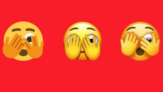 El verdadero significado del emoji de la cara tapada con un ojo descubierto

