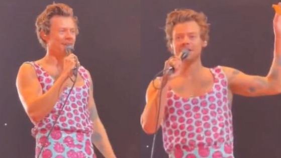 "No como carne": Harry Styles gana premio de PETA por rechazar nugget en la mitad de su concierto
