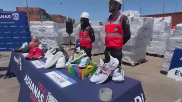 Receptan más de 1 millón de dólares en zapatillas falsas
