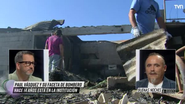 Paul Vásquez y su faceta de bombero: hace 14 años está en la institución

