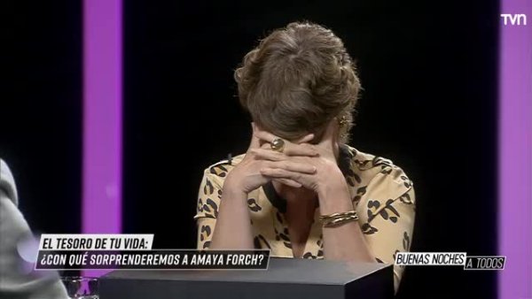 La emoción de Amaya al ver el tesoro de su vida
