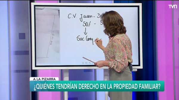 A la pizarra: ¿Quiénes tendrían derecho en la propiedad familiar?
