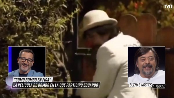 "Como bombo en fiesta": la película donde participó Eduardo Fuentes
