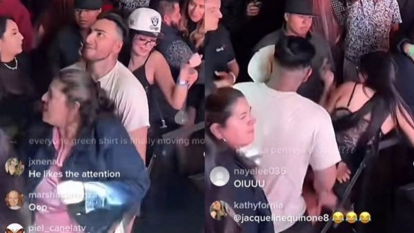 Revolucionó TikTok: hombre intenta ser infiel mientras bailaba con su pareja en una fiesta
