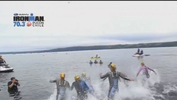TVN comienza su año deportivo con la transmisión de Ironman 70.3 Pucón 2023
