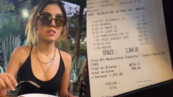 La invitó a cenar y ella se ofendió por tener que pagar la mitad de la cuenta
