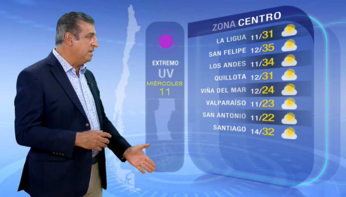 Pronóstico del tiempo: Miércoles 11 de enero | TV Tiempo | TVN