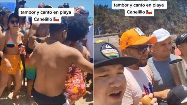 VIDEO | Fiesta venezolana en playa El Canelillo genera ola de comentarios en redes sociales
