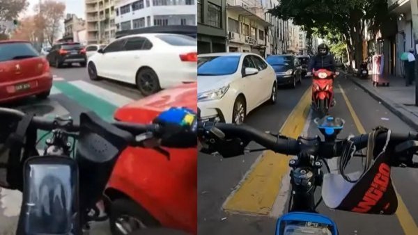 "Bicibandido": ciclista rompe espejos y acusa a conductores imprudentes en Argentina
