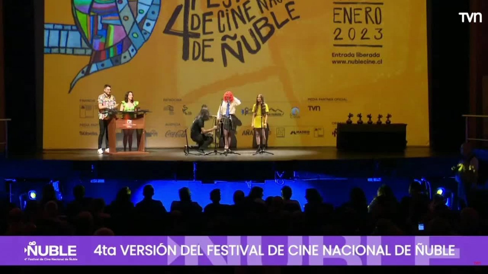Revive la ceremonia de inauguración Festival de cine nacional de Ñuble 2023
