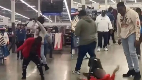 Veterano derribó a hombre que amenazó con un cuchillo a trabajadores de supermercado
